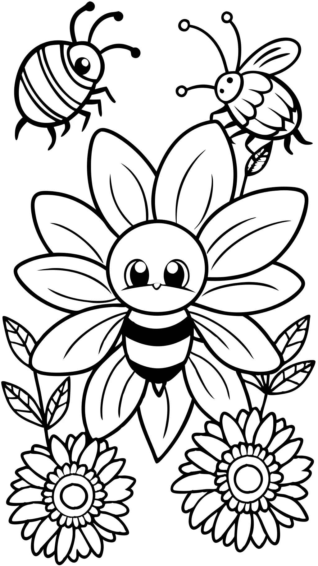 Páginas para colorear de Bumblebee